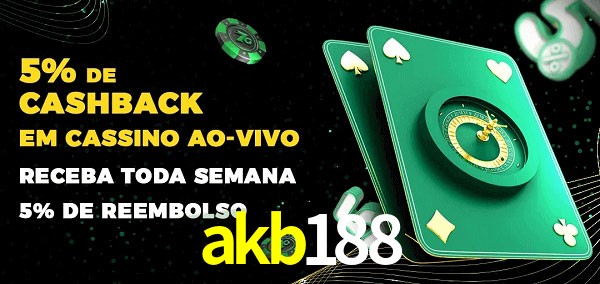 Promoções do cassino ao Vivo akb188